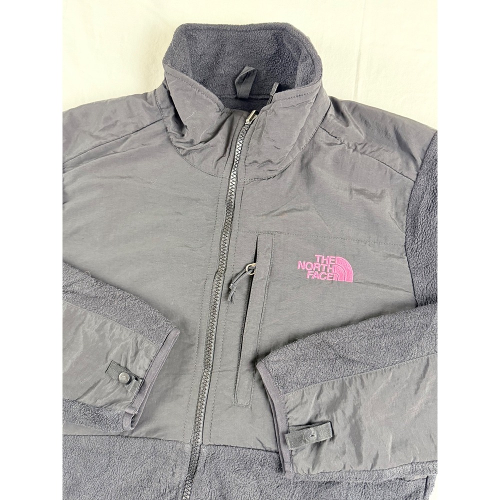 The North Face Denali Fleece Jacket Womens S Black Pink Ribbon Breast Cancer